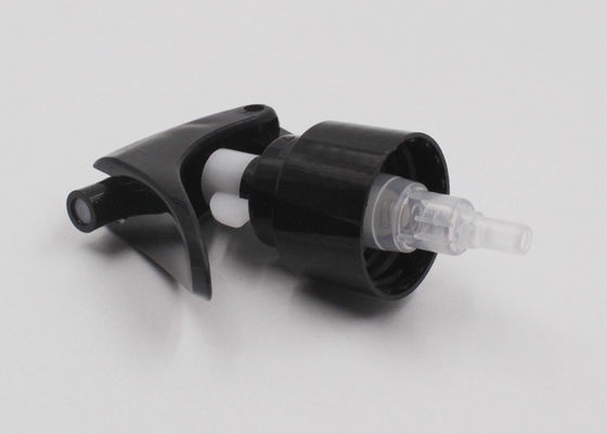 Black  Plastic Trigger Sprayer Pump 20/410 24mm / 28mm Anti Corrosion With Tube