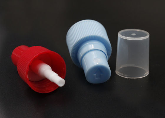 Red Ribbed 28/410 Spray Dispenser Pumps