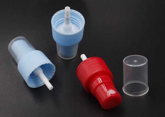 Red Ribbed 28/410 Spray Dispenser Pumps