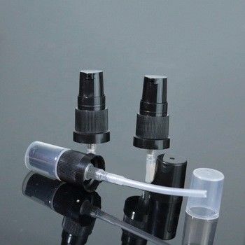 18mm 18/410 Factory Price Black Plastic Lotion Spray Pump With Clear Cap