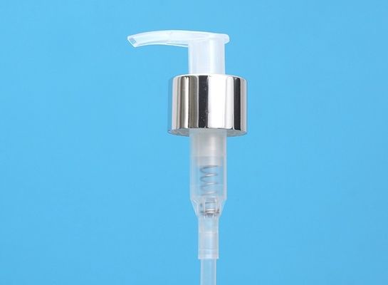 Plastic  Silver 24 / 410 Lotion Dispenser Pump