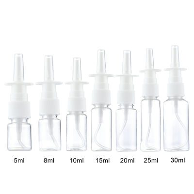 Plastic Mist 30ml Refillable Nasal Spray Bottle