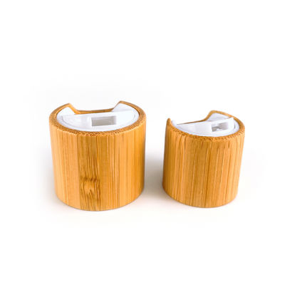 20/410 Natural Bamboo Packaging Disc Top Consmetic Wooden bottle Closures