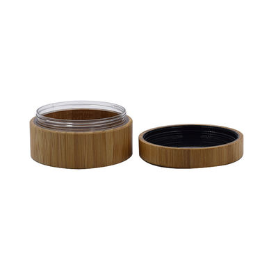 250g Bamboo Cosmetic Packaging  Jars loose powder jars with sifter puff containers