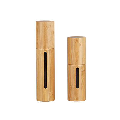 Empty Lotion Pump Bamboo Cosmetic Containers Lotion  Airless Pump Bottle