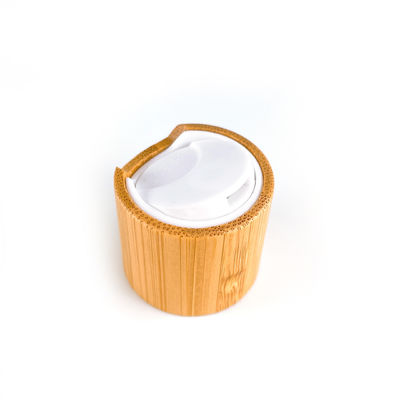 20/410 Natural Bamboo Packaging Disc Top Consmetic Wooden bottle Closures