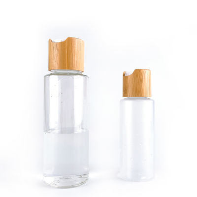 20/410 Natural Bamboo Packaging Disc Top Consmetic Wooden bottle Closures