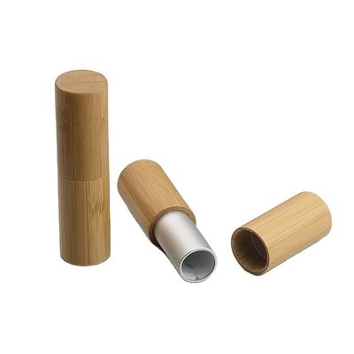 12.1mm Lipstick Tube  Empty Container Bamboo Cosmetic  Environment-Friendly