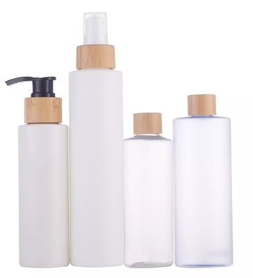 Engraving Logo Plastic 4 oz 8 oz Container Shampoo Cream Bottle With Lid Women