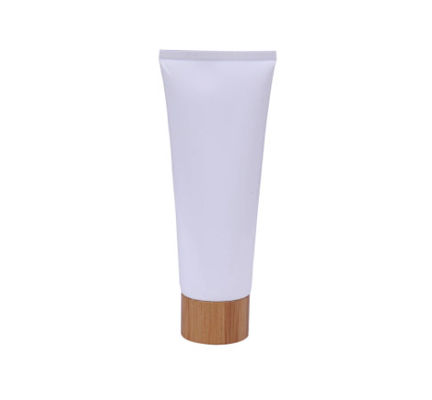 Skincare Plastic PET Shampoo Bottle Lotion Pump White Black Bamboo Lotion Pump