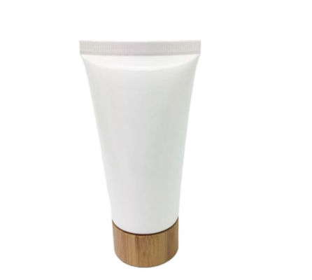 Skincare Plastic PET Shampoo Bottle Lotion Pump White Black Bamboo Lotion Pump
