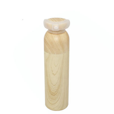 New product plastic cosmetic pump bottle bamboo airless bottle 15ml 30ml 40ml