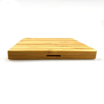 Empty Cosmetic packaging Bamboo Pressed Powder Eye Shadow Makeup Palette