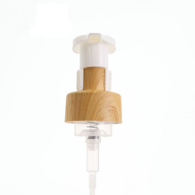 43/415 Cosmetic Products New Design Free Sample Dosage 0.8 cc Bamboo Foam Pump