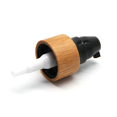 High Quality Cosmetic Sprayer Head Bamboo Lid for Glass Bottles Jars