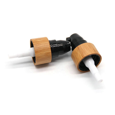 High Quality Cosmetic Sprayer Head Bamboo Lid for Glass Bottles Jars