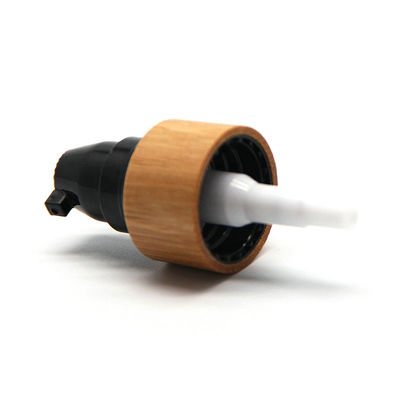 High Quality Cosmetic Sprayer Head Bamboo Lid for Glass Bottles Jars