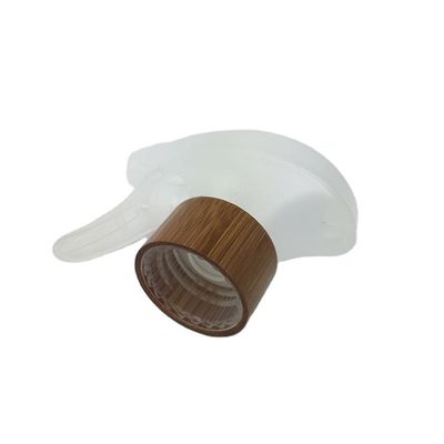 28mm eco natural bamboo collar trigger sprayer wooden mini mist water pump