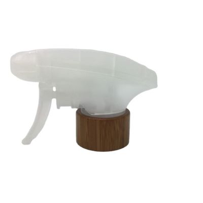 28mm eco natural bamboo collar trigger sprayer wooden mini mist water pump