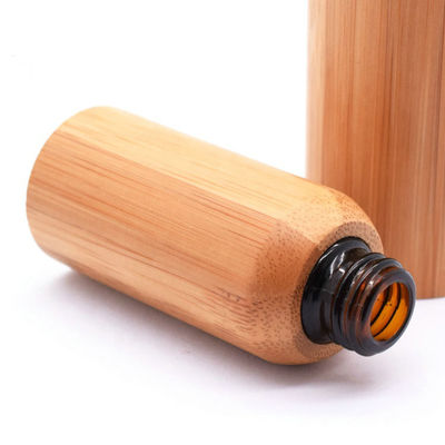 22/400 Glass Essential Oil Bottle With Bamboo Tincture Bottle  Liquid bottle