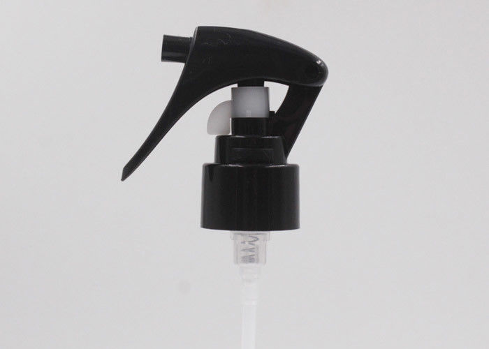 Black  Plastic Trigger Sprayer Pump 20/410 24mm / 28mm Anti Corrosion With Tube