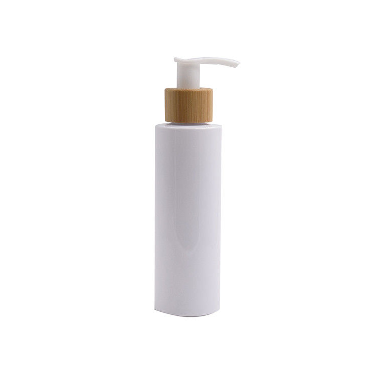 Engraving Logo Plastic 4 oz 8 oz Container Shampoo Cream Bottle With Lid Women